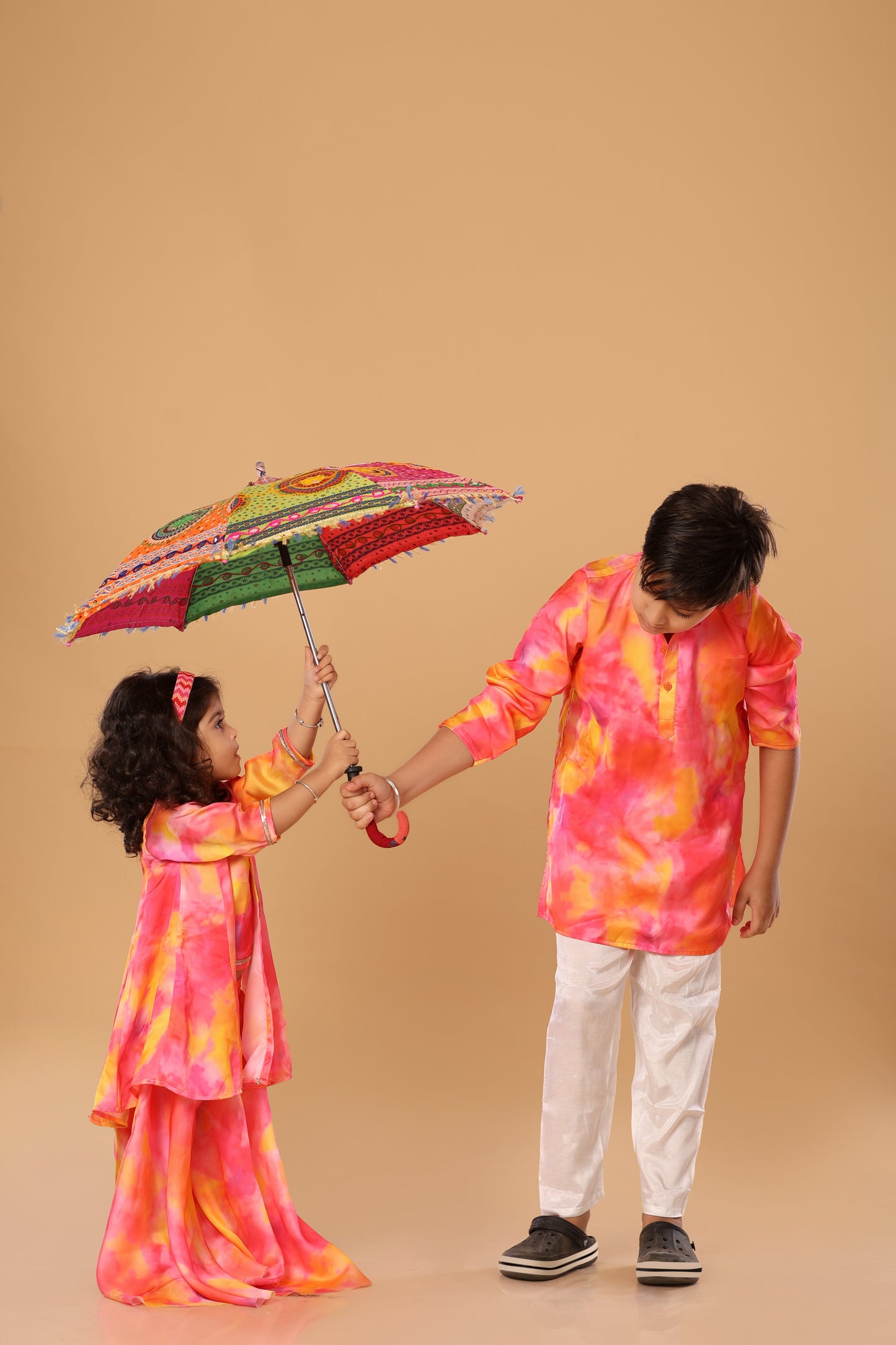 Tie N Dye Twinning Set - Multicolor