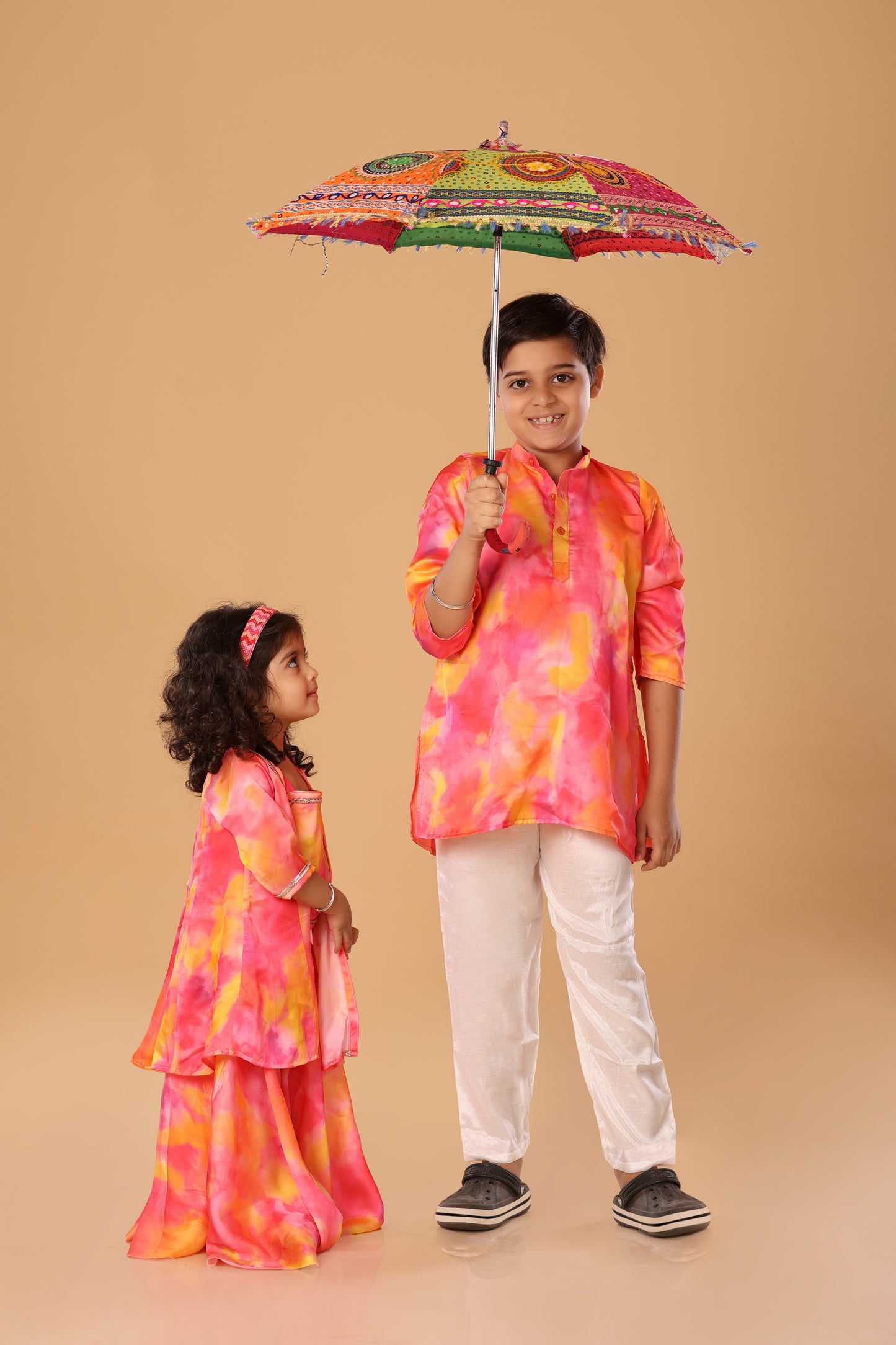 Tie N Dye Twinning Set - Multicolor