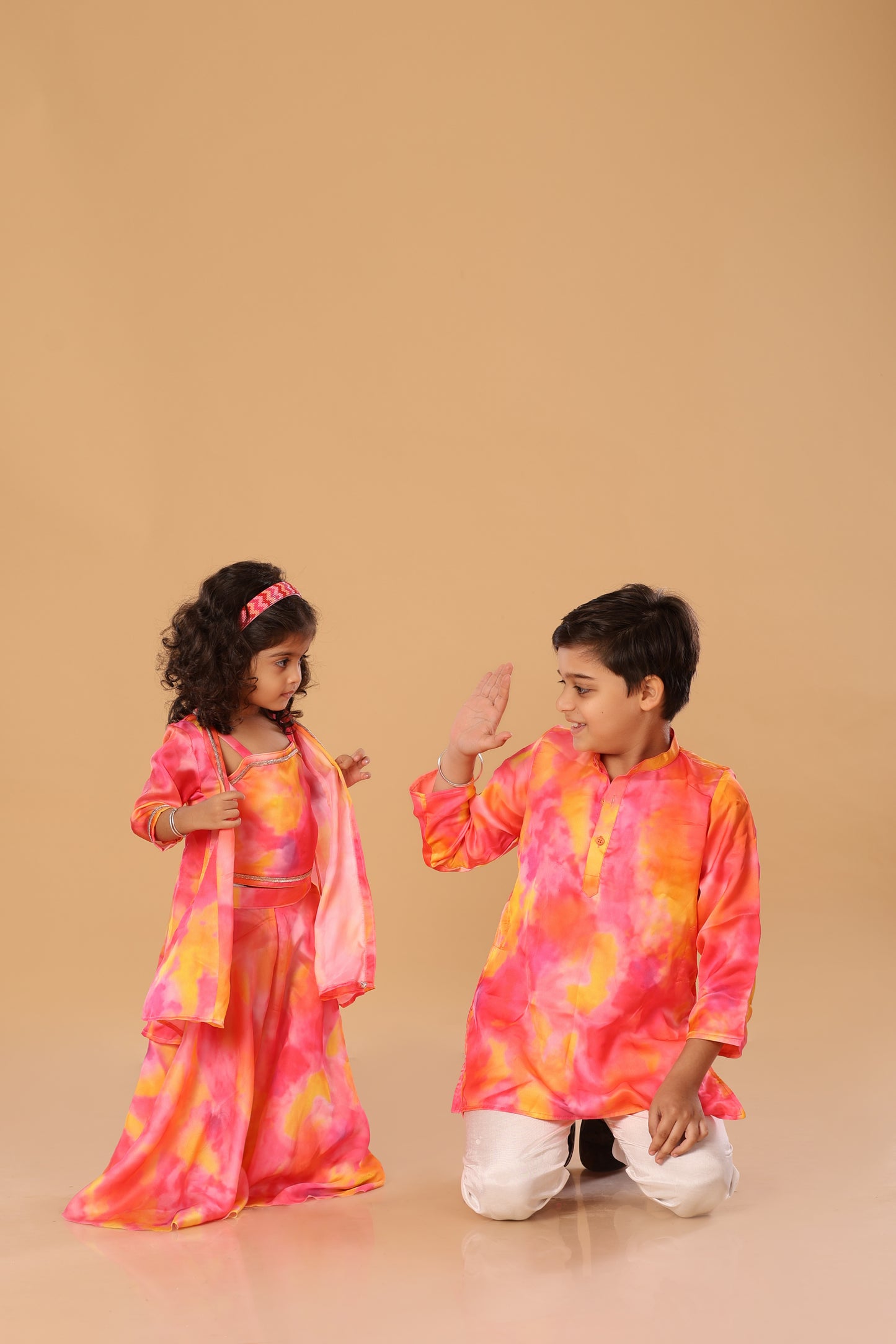 Tie N Dye Twinning Set - Multicolor