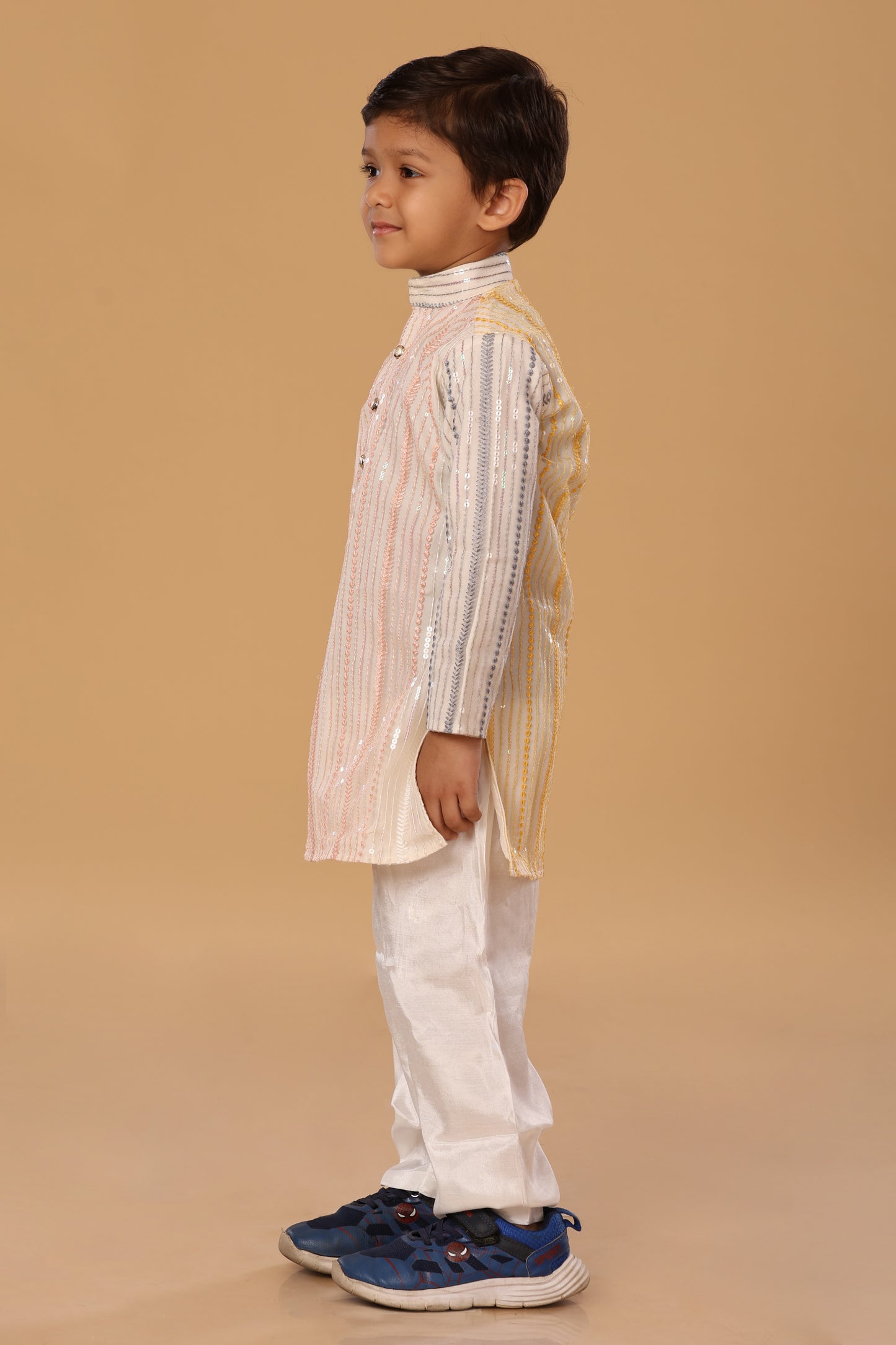 Net Work Kurta Set On Net