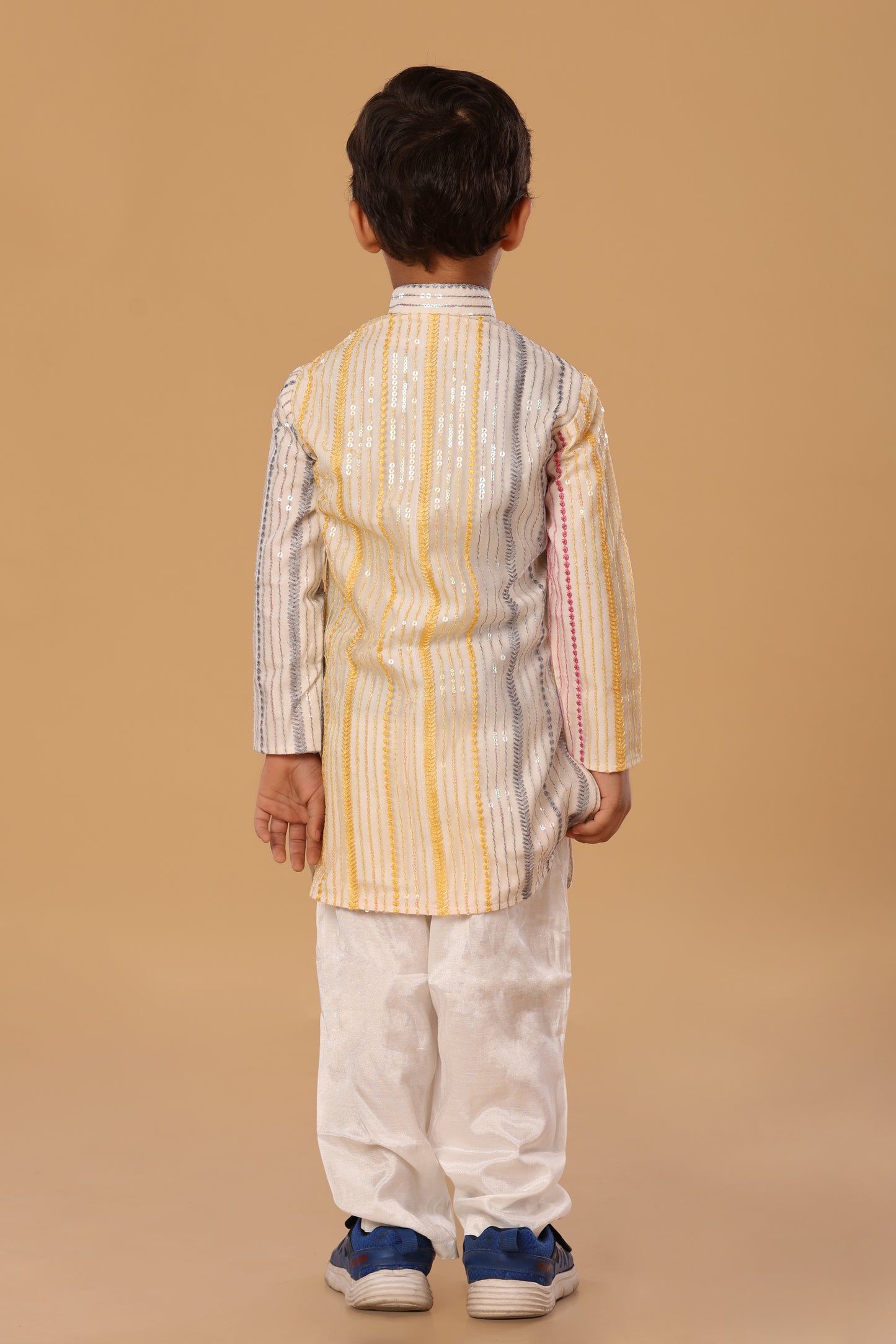 Net Work Kurta Set On Net