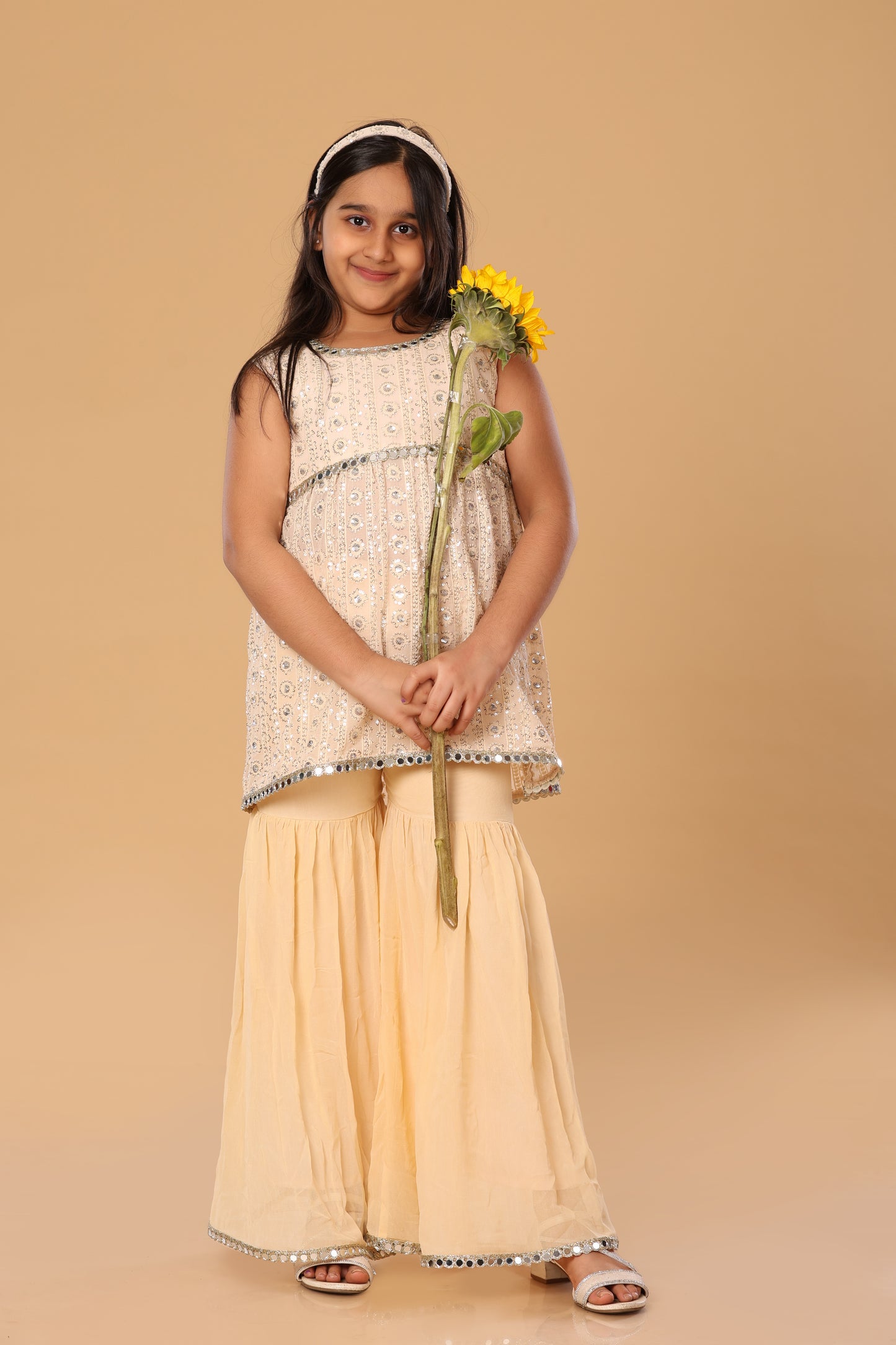 Lucknowni Sharara Set