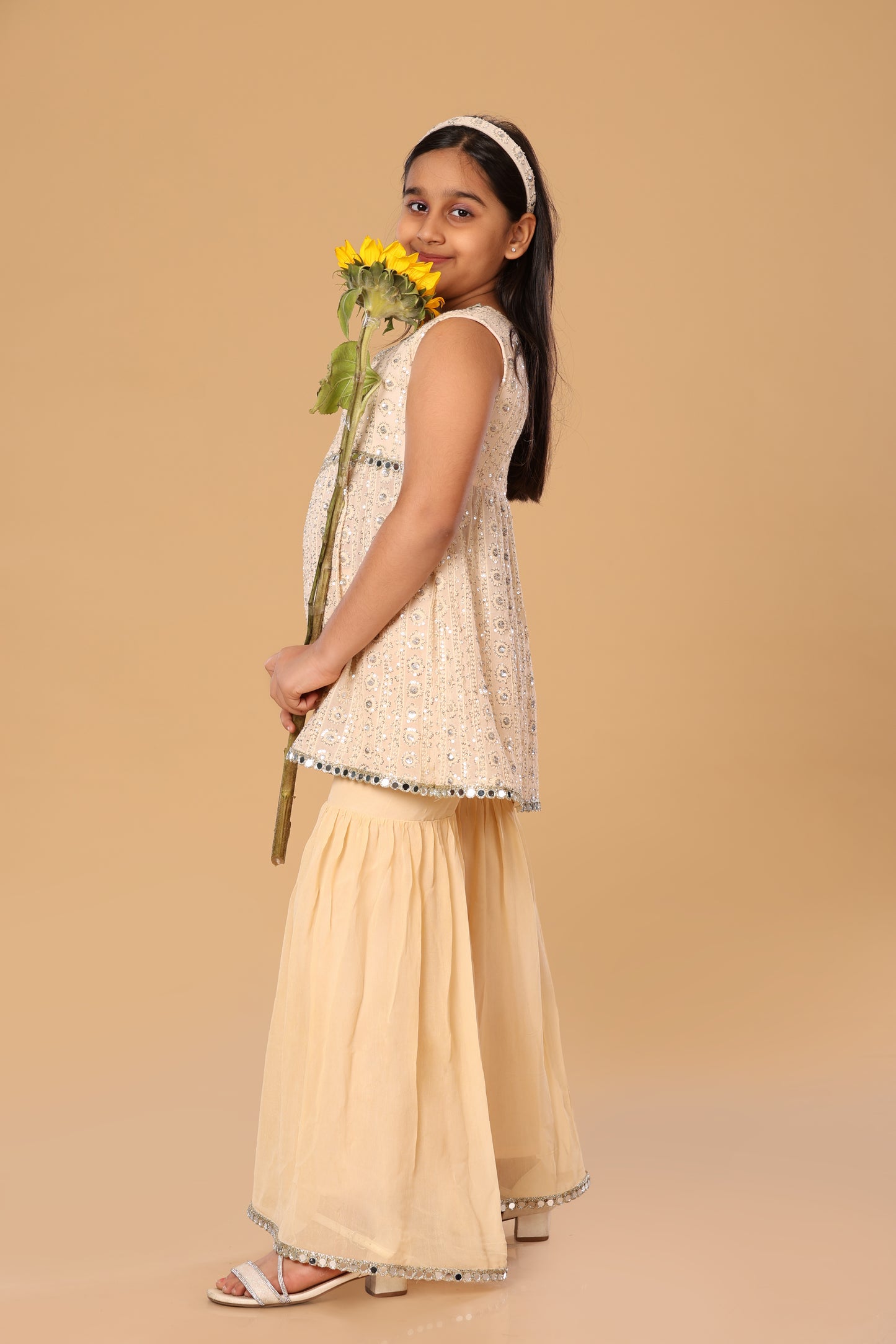 Lucknowni Sharara Set