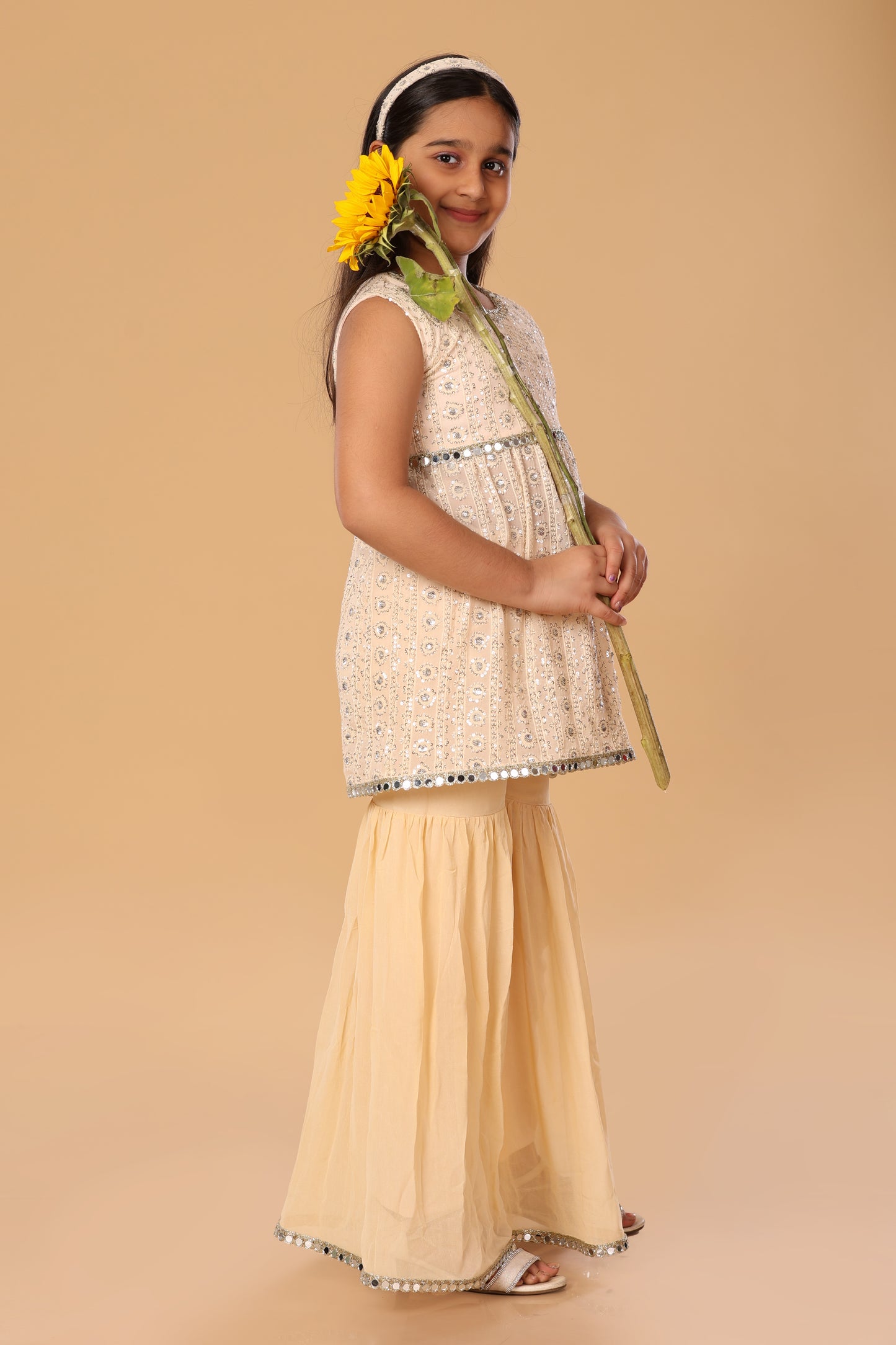 Lucknowni Sharara Set