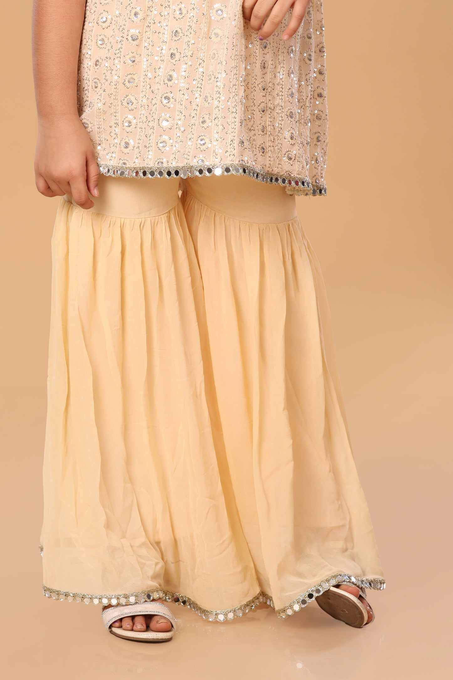 Lucknowni Sharara Set