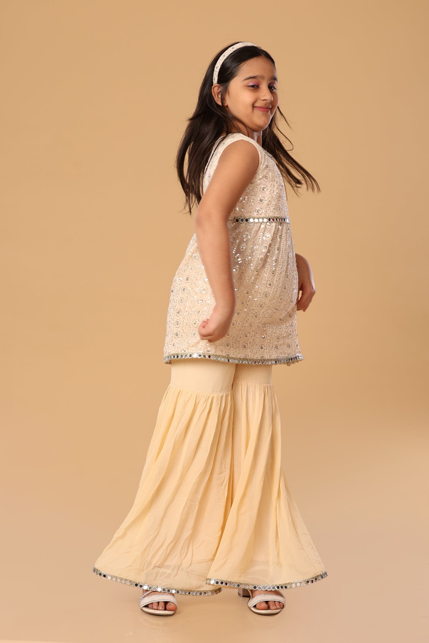 Lucknowni Sharara Set