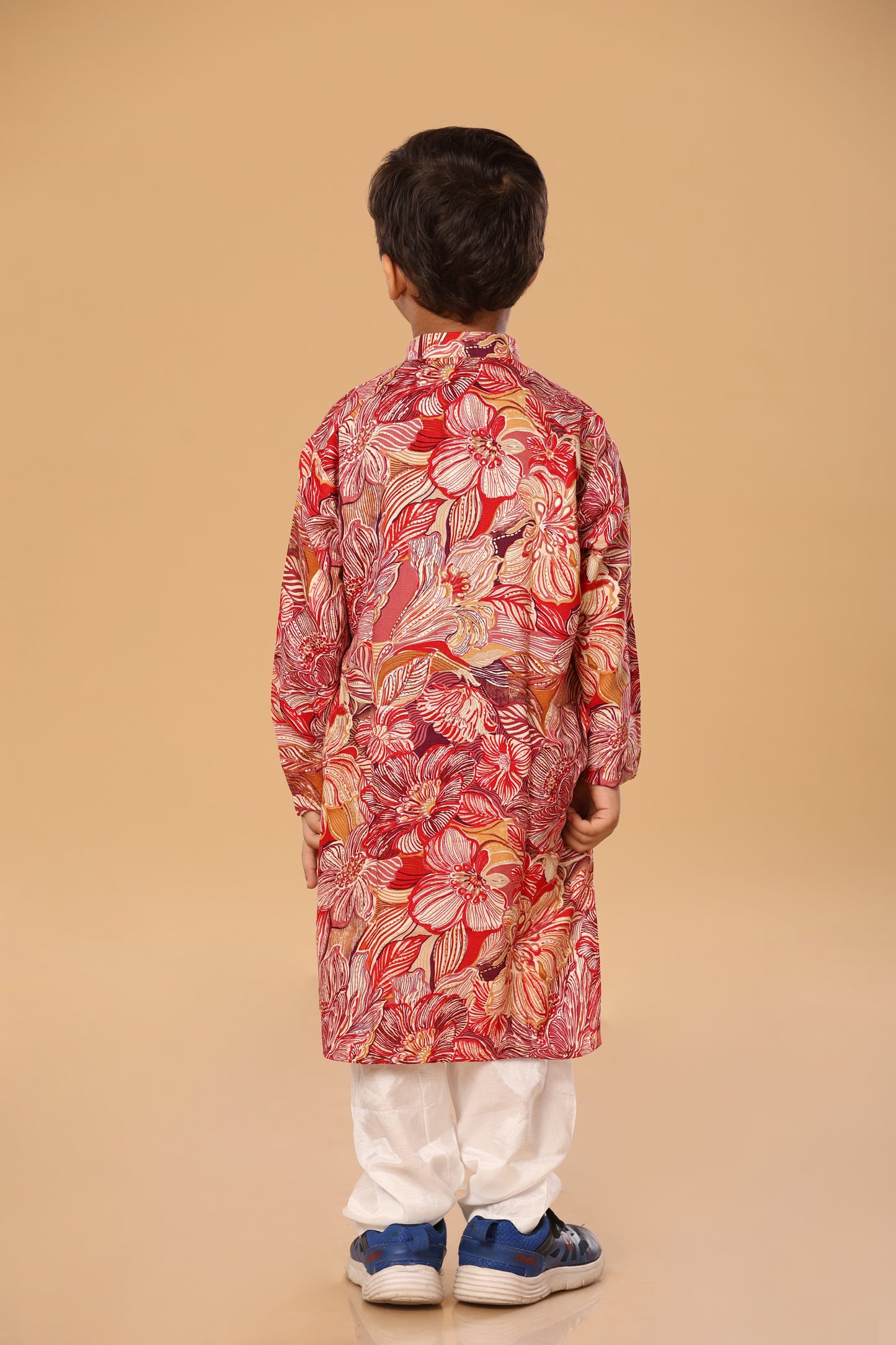Floral Foil Kurta Set