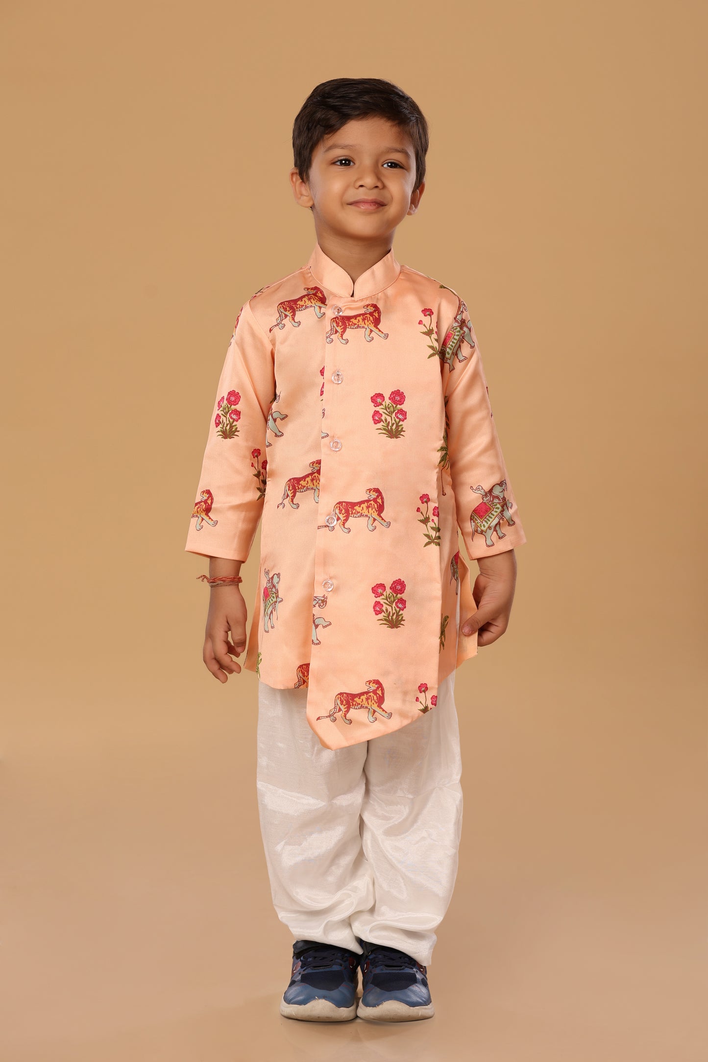 Animal Print Kurta Set