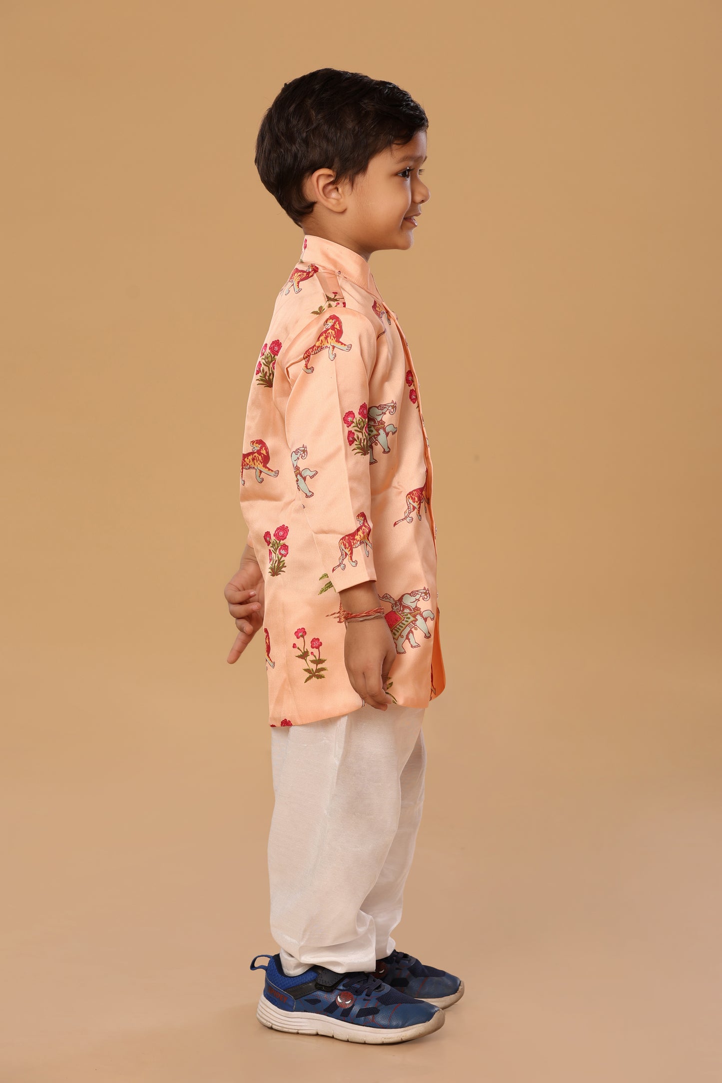 Animal Print Kurta Set