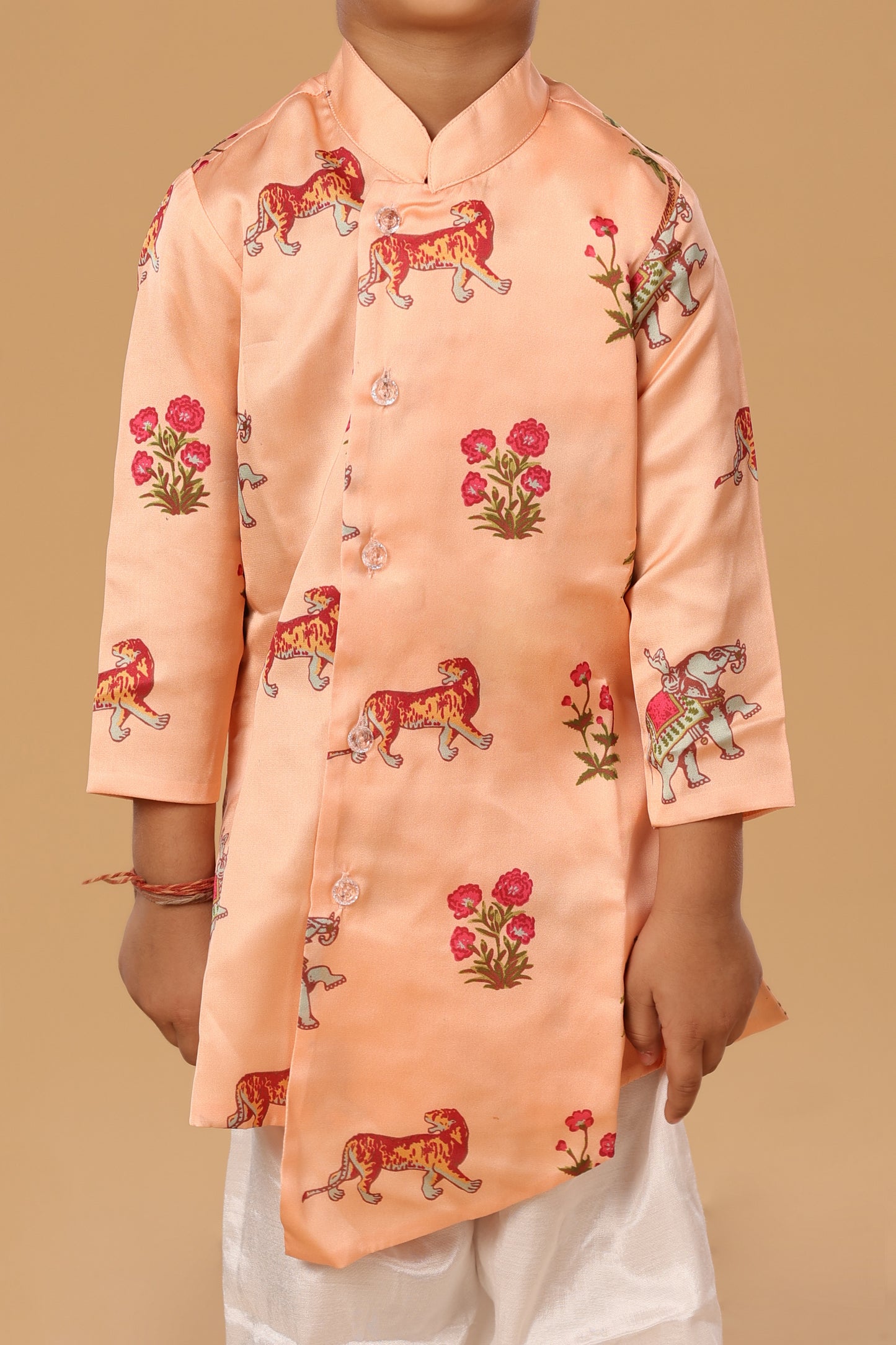 Animal Print Kurta Set