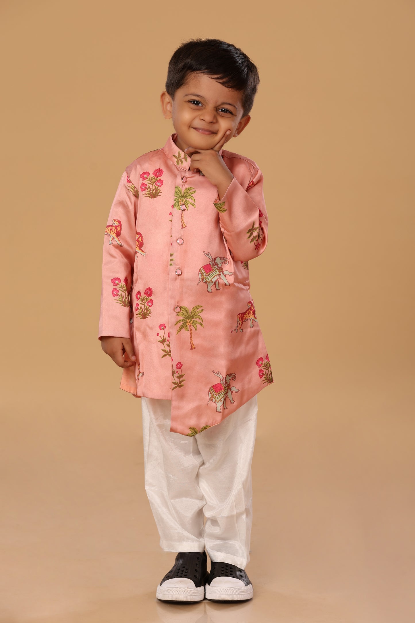 Animal Print Kurta Set