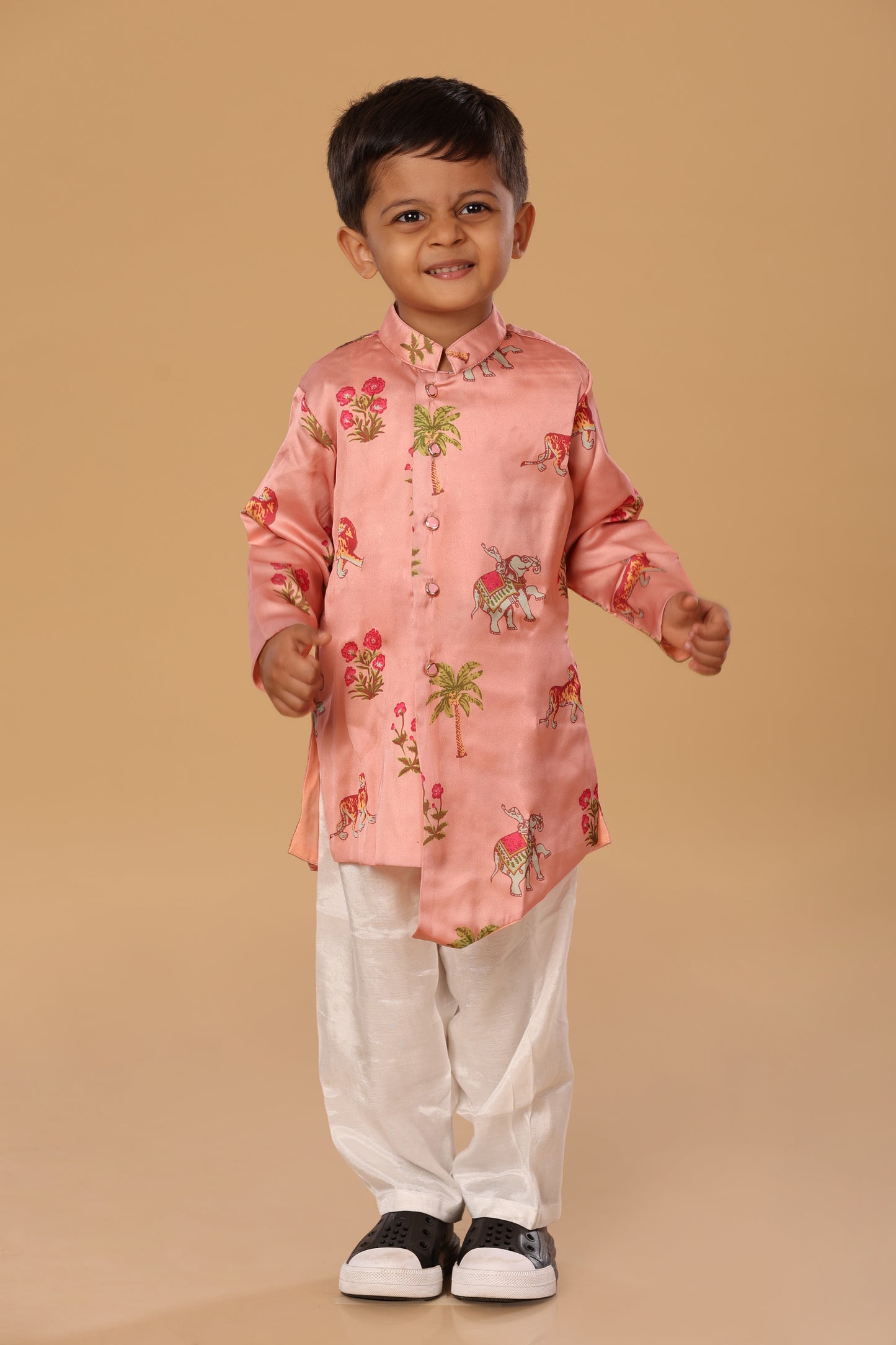 Animal Print Kurta Set
