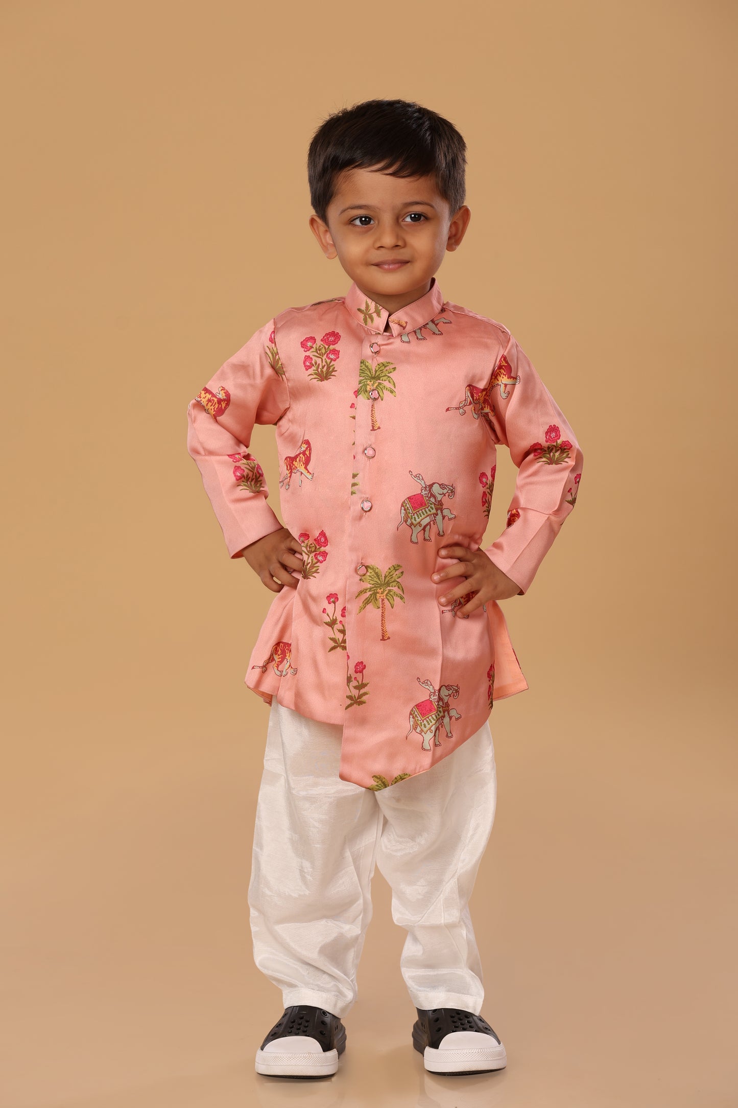 Animal Print Kurta Set