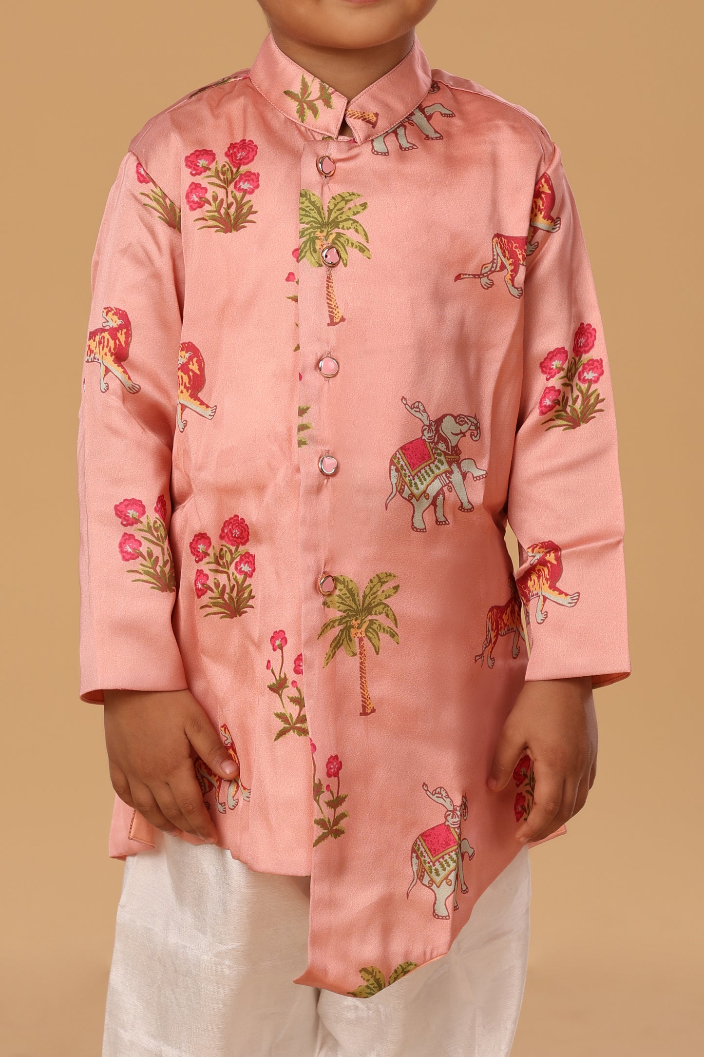 Animal Print Kurta Set