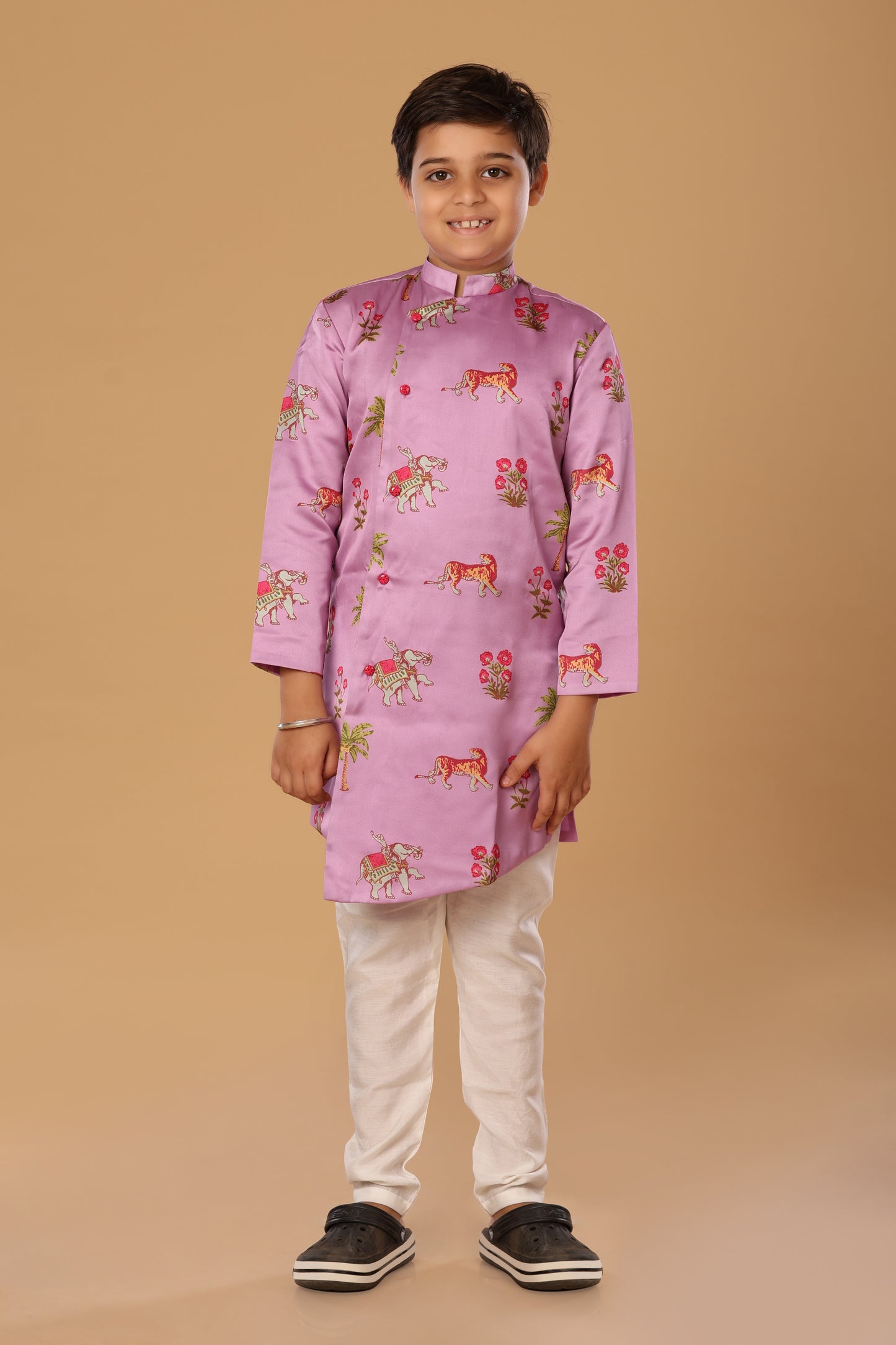 Animal Print Kurta Set