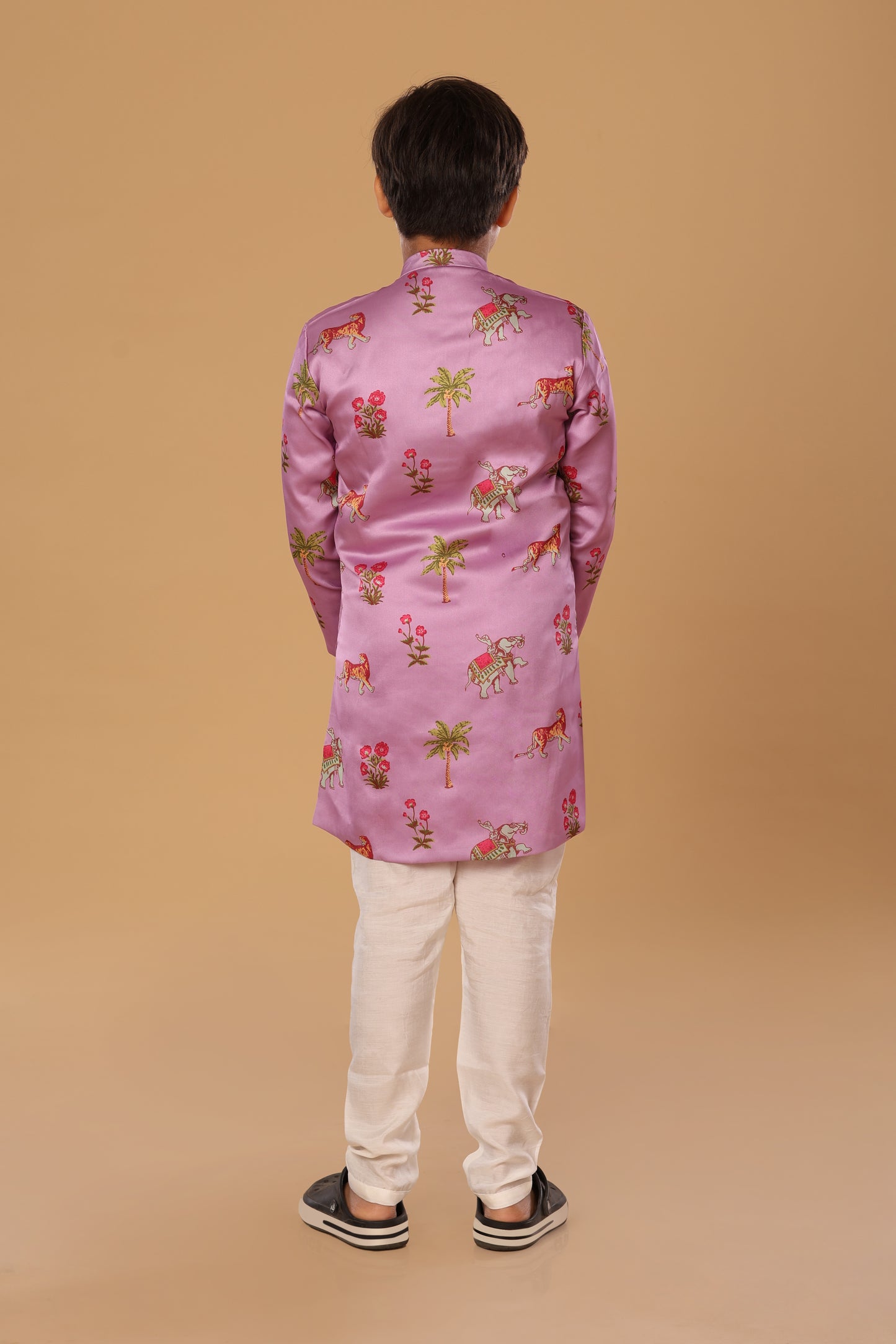 Animal Print Kurta Set