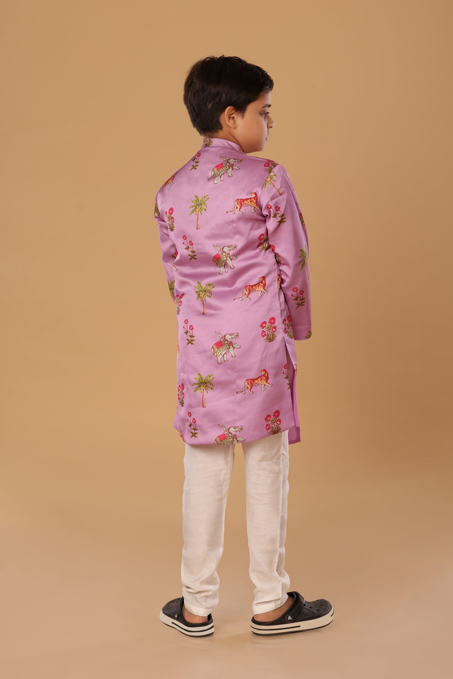 Animal Print Kurta Set