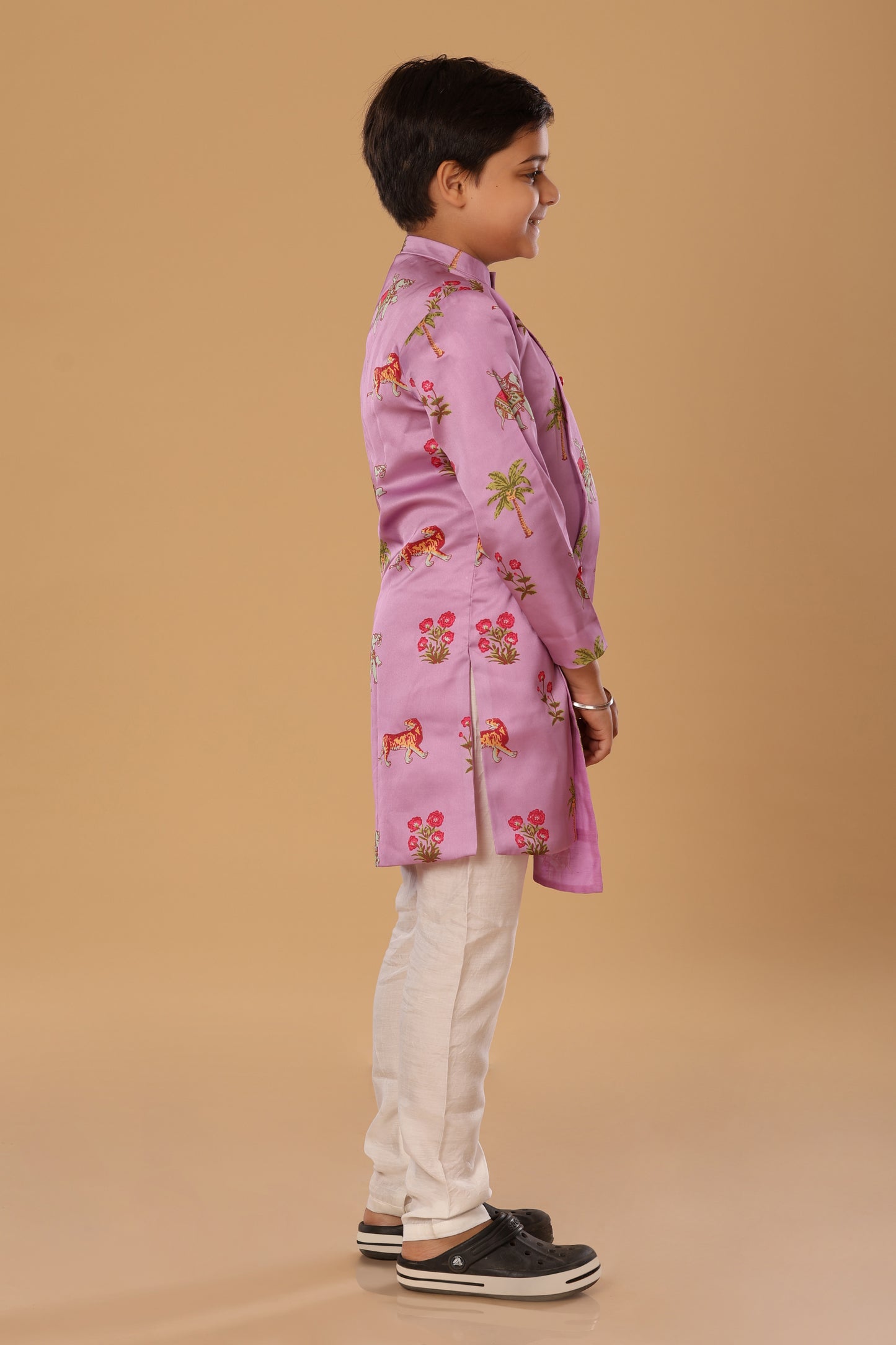 Animal Print Kurta Set