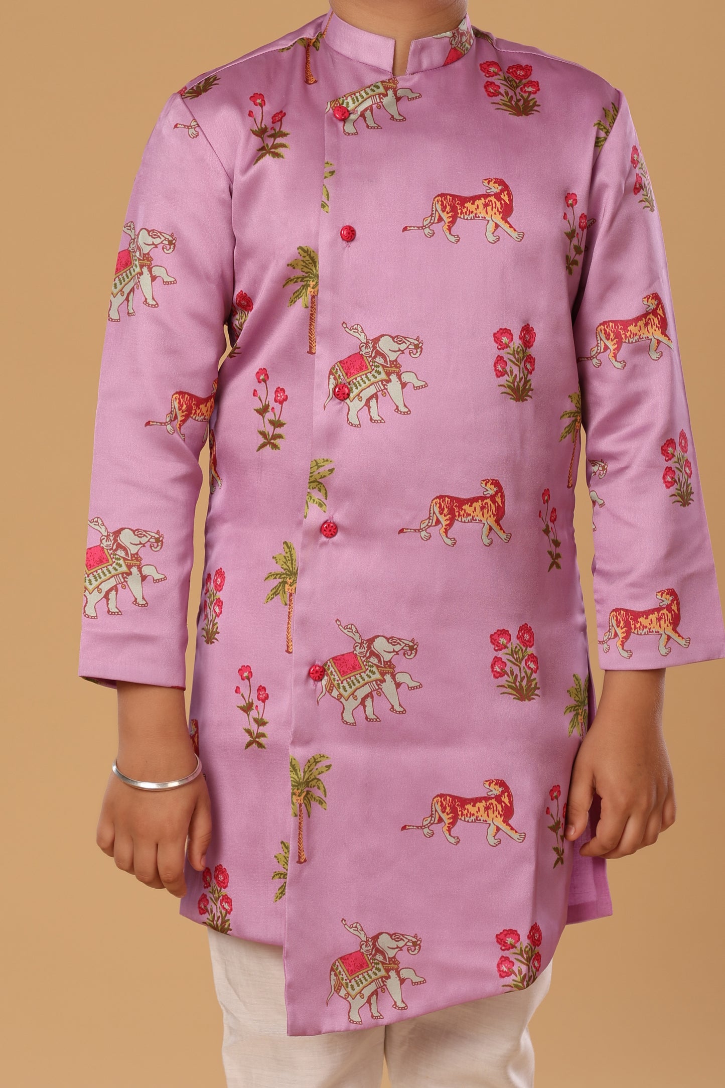 Animal Print Kurta Set