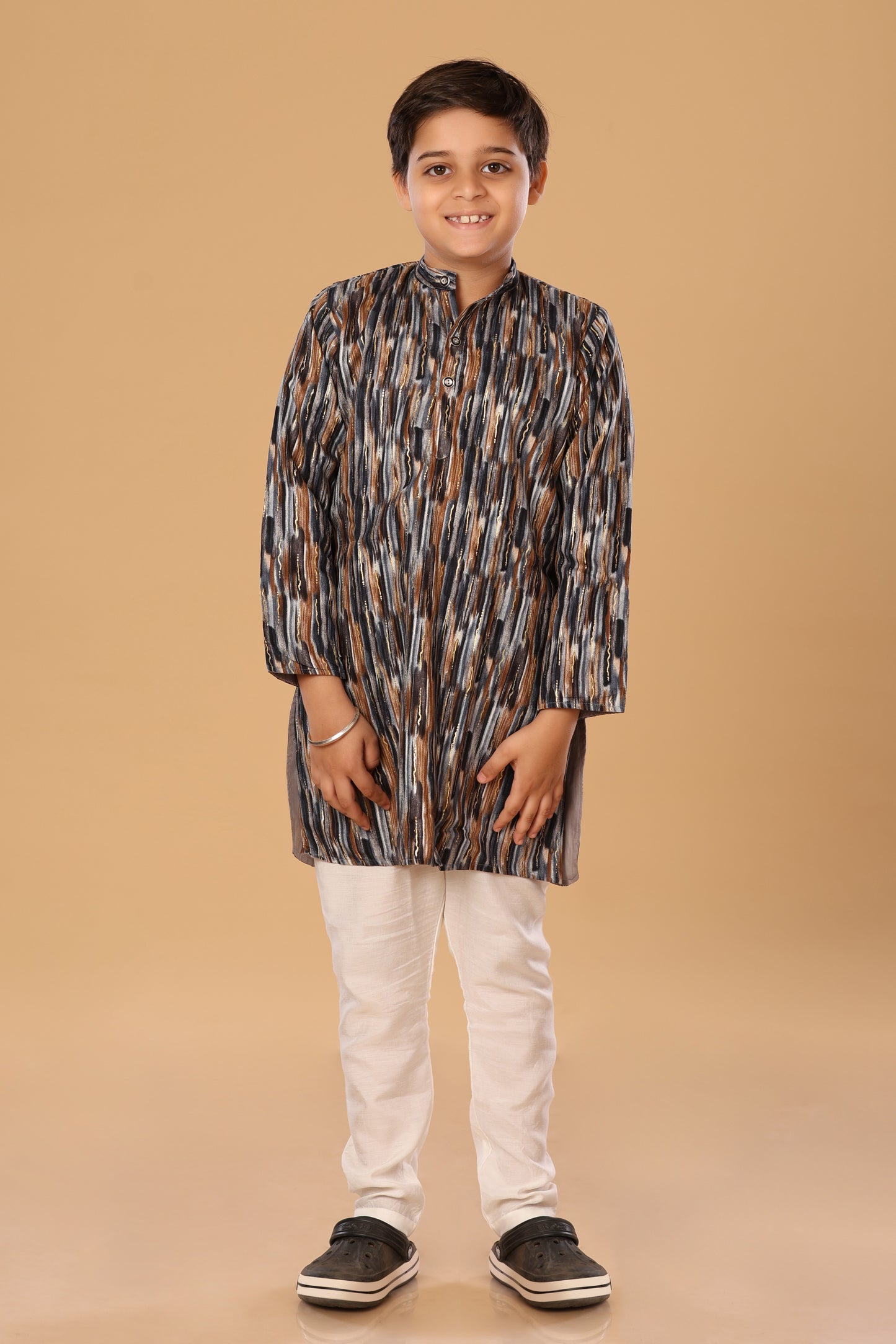Mixed Foil Kurta Set