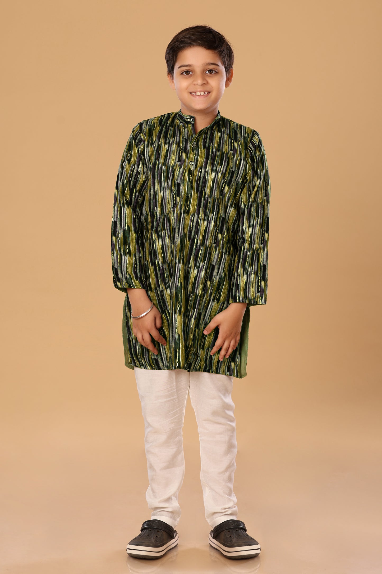 Mixed Foil Kurta Set