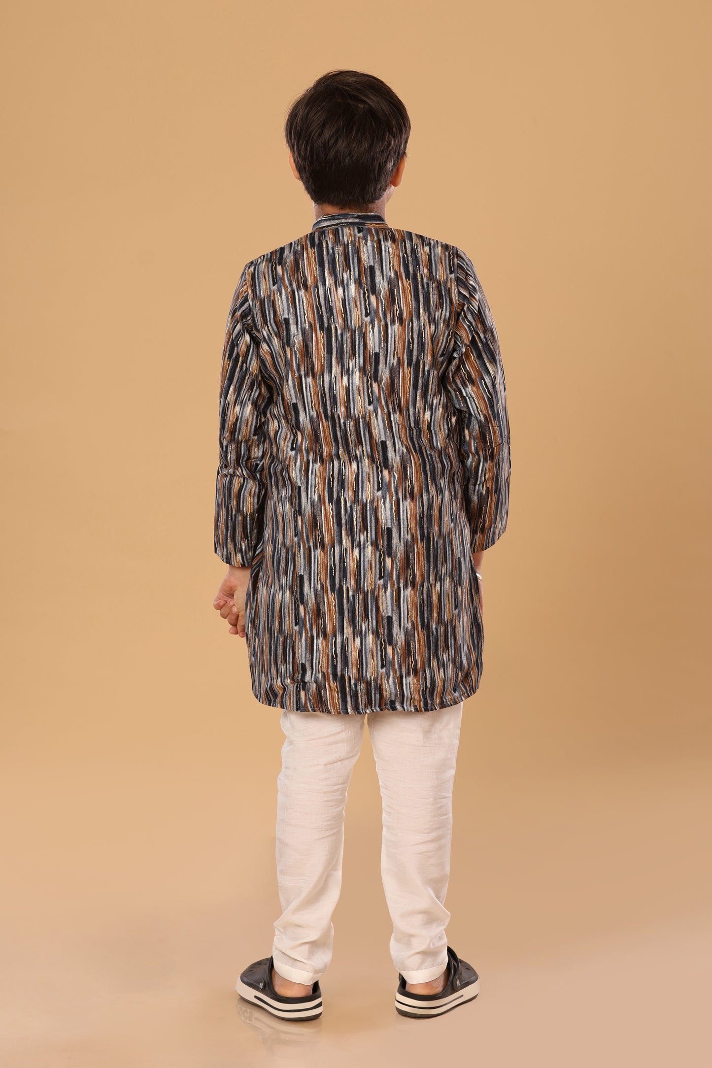 Mixed Foil Kurta Set