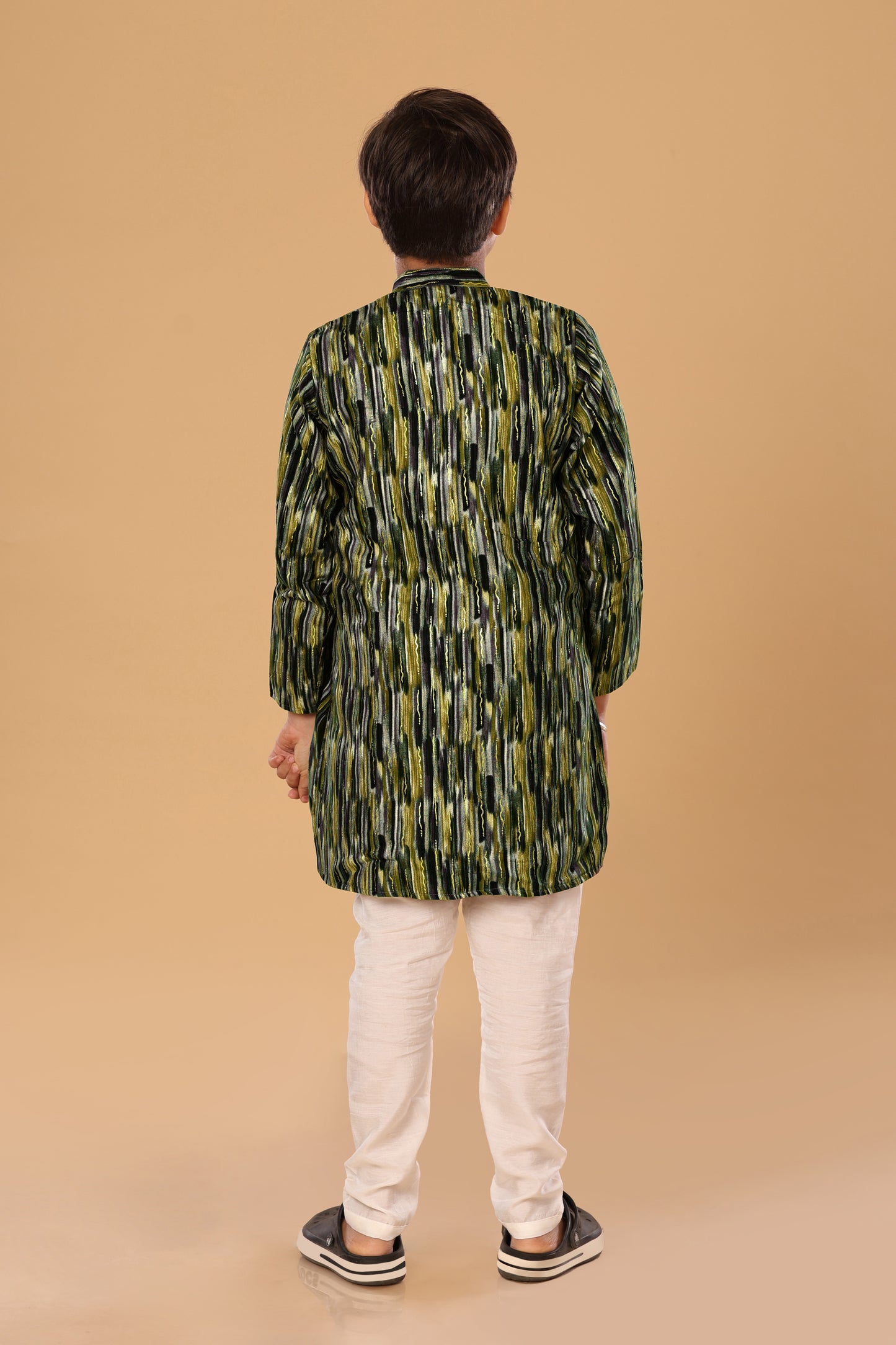 Mixed Foil Kurta Set