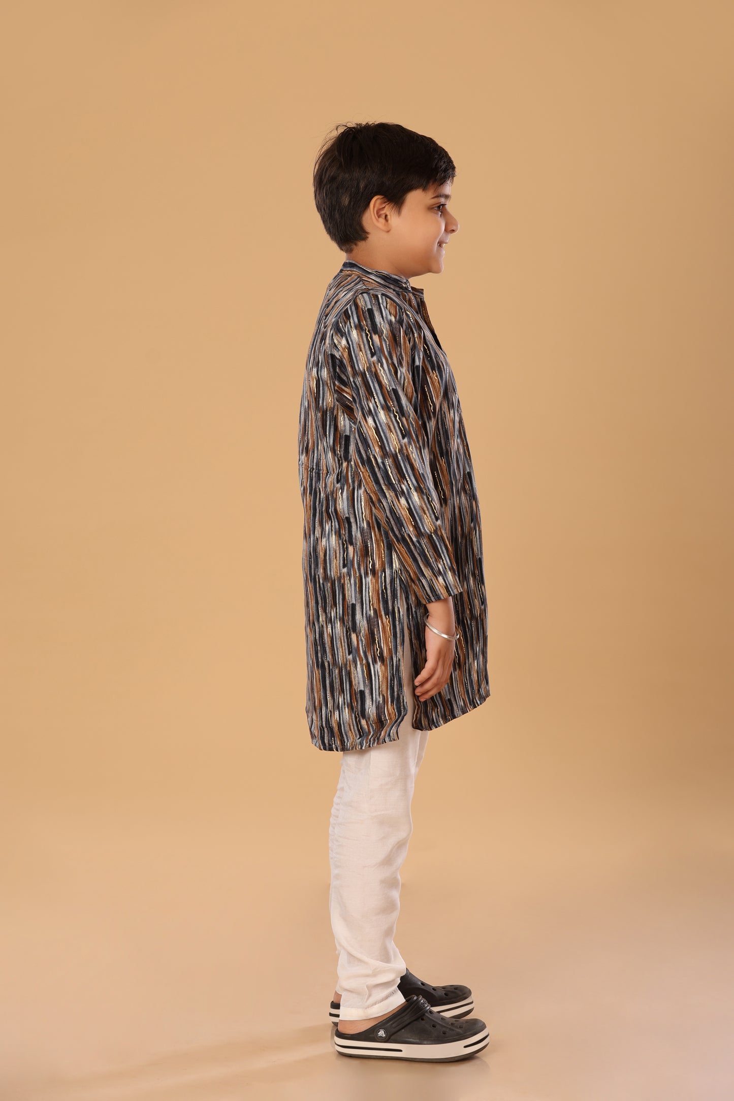 Mixed Foil Kurta Set