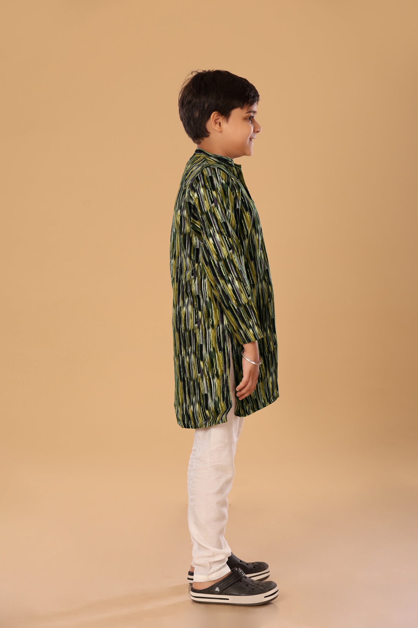 Mixed Foil Kurta Set