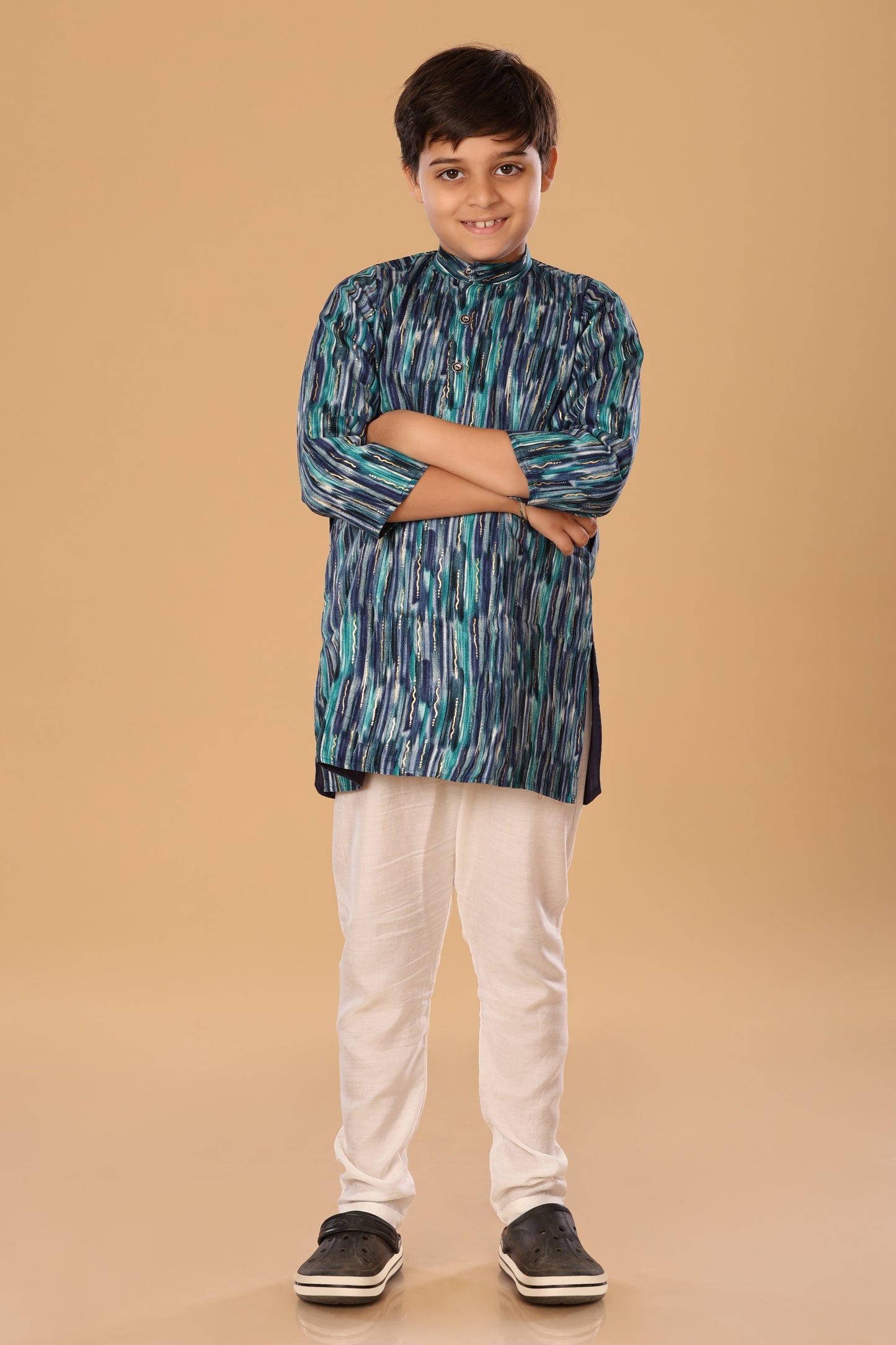 Mixed Foil Kurta Set