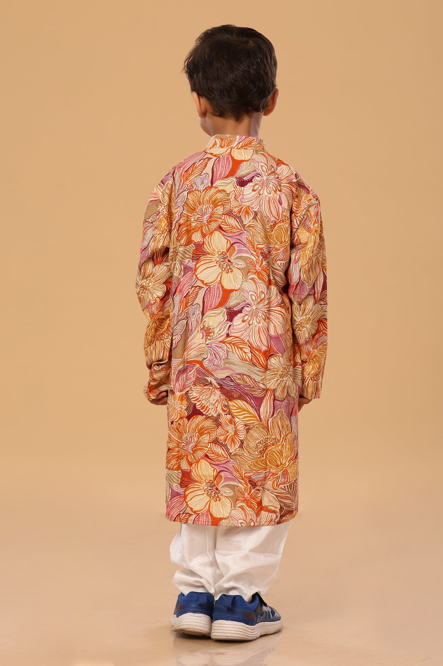 Floral Foil Kurta Set