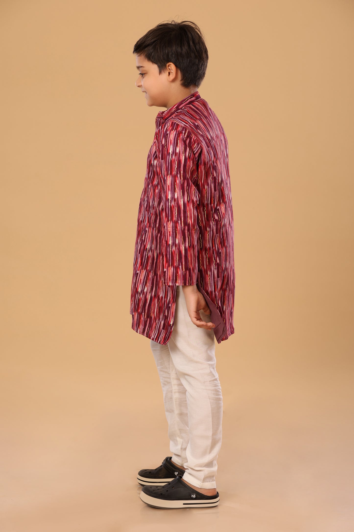 Mixed Foil Kurta Set