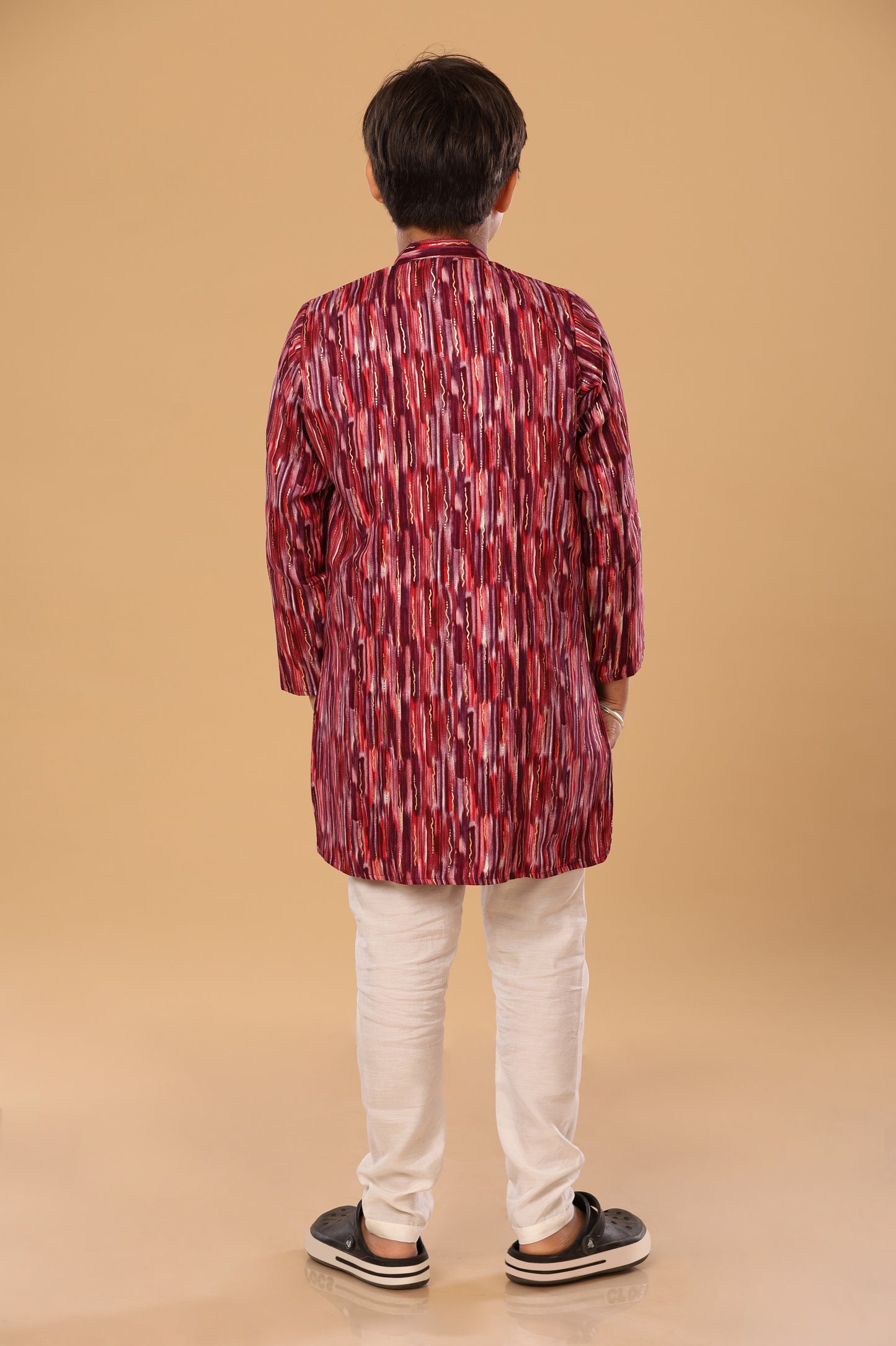 Mixed Foil Kurta Set