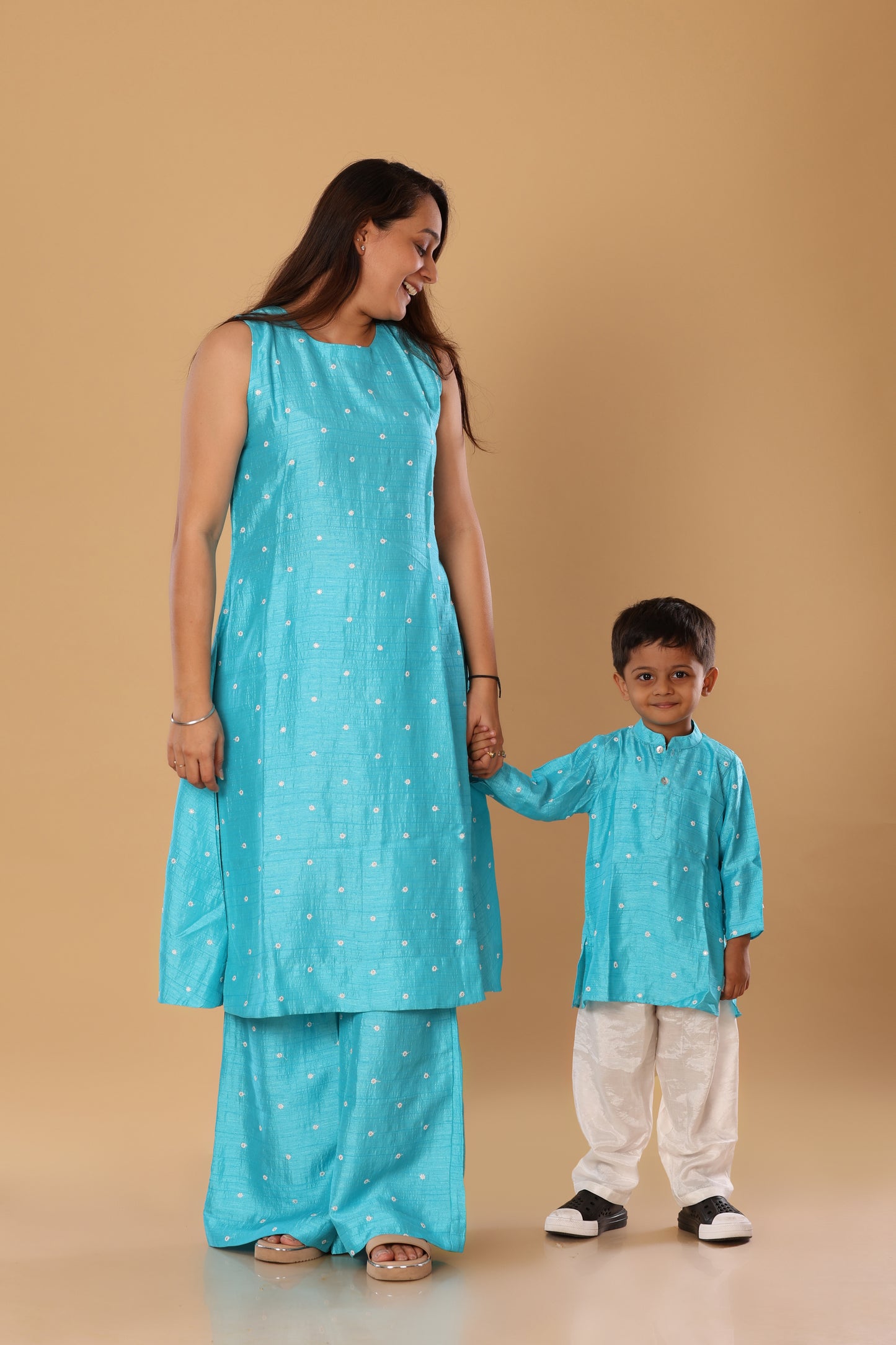 Mother Daughter Duo Set/ Spaghetti Set - Mint