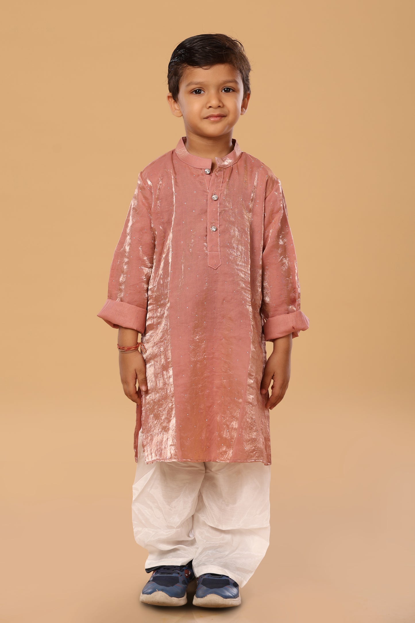 Single Silver Butti Kurta Set