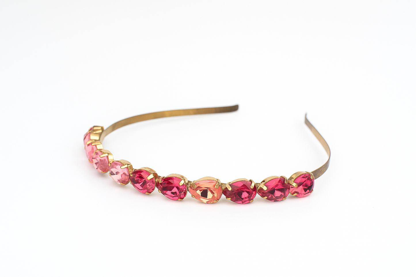 SWAROVSKI CRYSTAL RED COLOURED HEADBAND