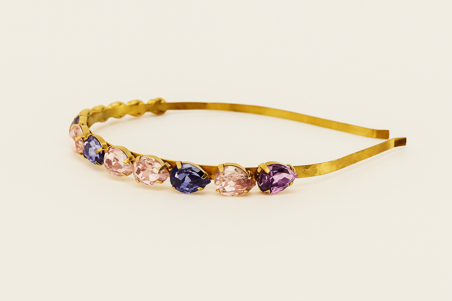 SWAROVSKI CRYSTAL PURPLE COLOURED HEADBAND