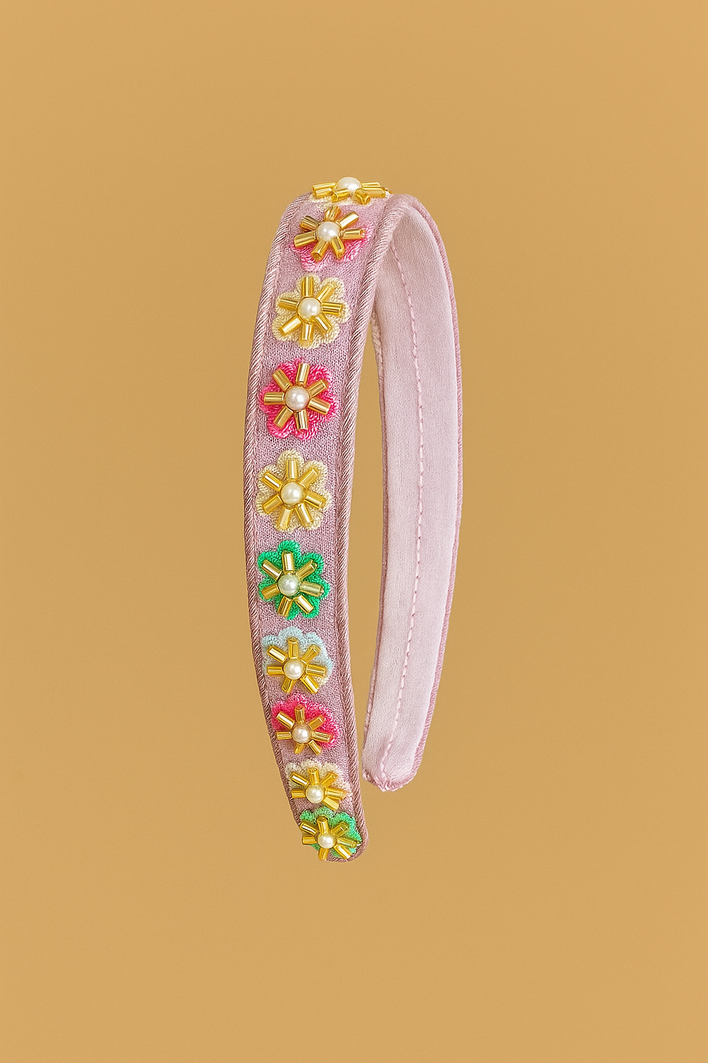 LILAC FLOWER HANDWORK HEADBAND