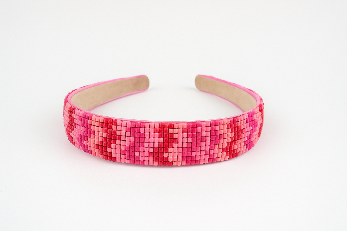 ZIG ZAG RED EMBELLISHED HEADBAND