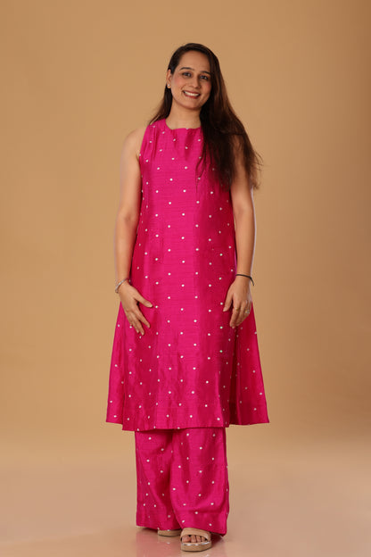 Mother Daughter Duo Set/ Spaghetti Set - Pink