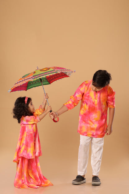 Tie N Dye Twinning Set - Multicolor
