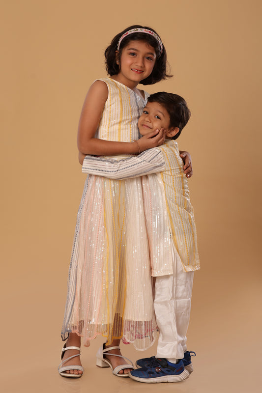 Net Work Twinning Set - Girl