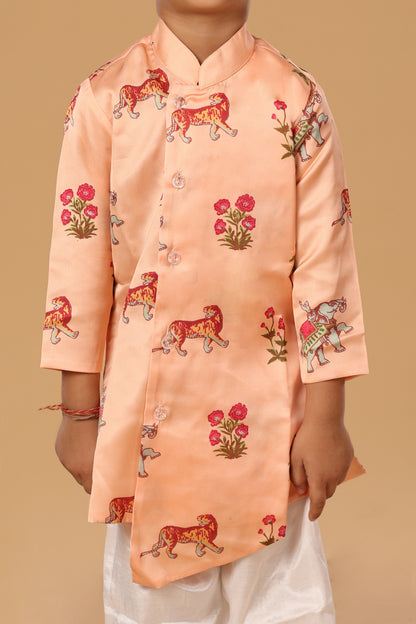 Animal Print Kurta Set