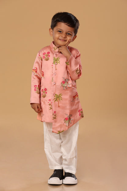 Animal Print Kurta Set