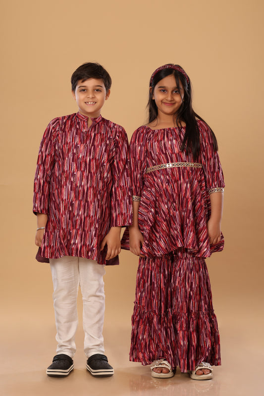 Mixed Foil Twinning Set - Girl - Red