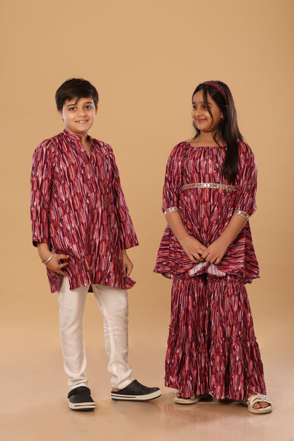 Mixed Foil Twinning Set - Red