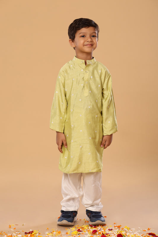 Thread Work Kurta Set