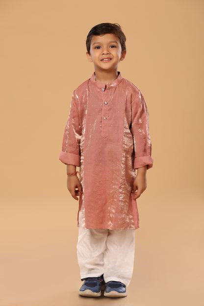Single Silver Butti Kurta Set