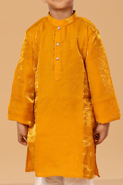 Single Silver Butti Kurta Set