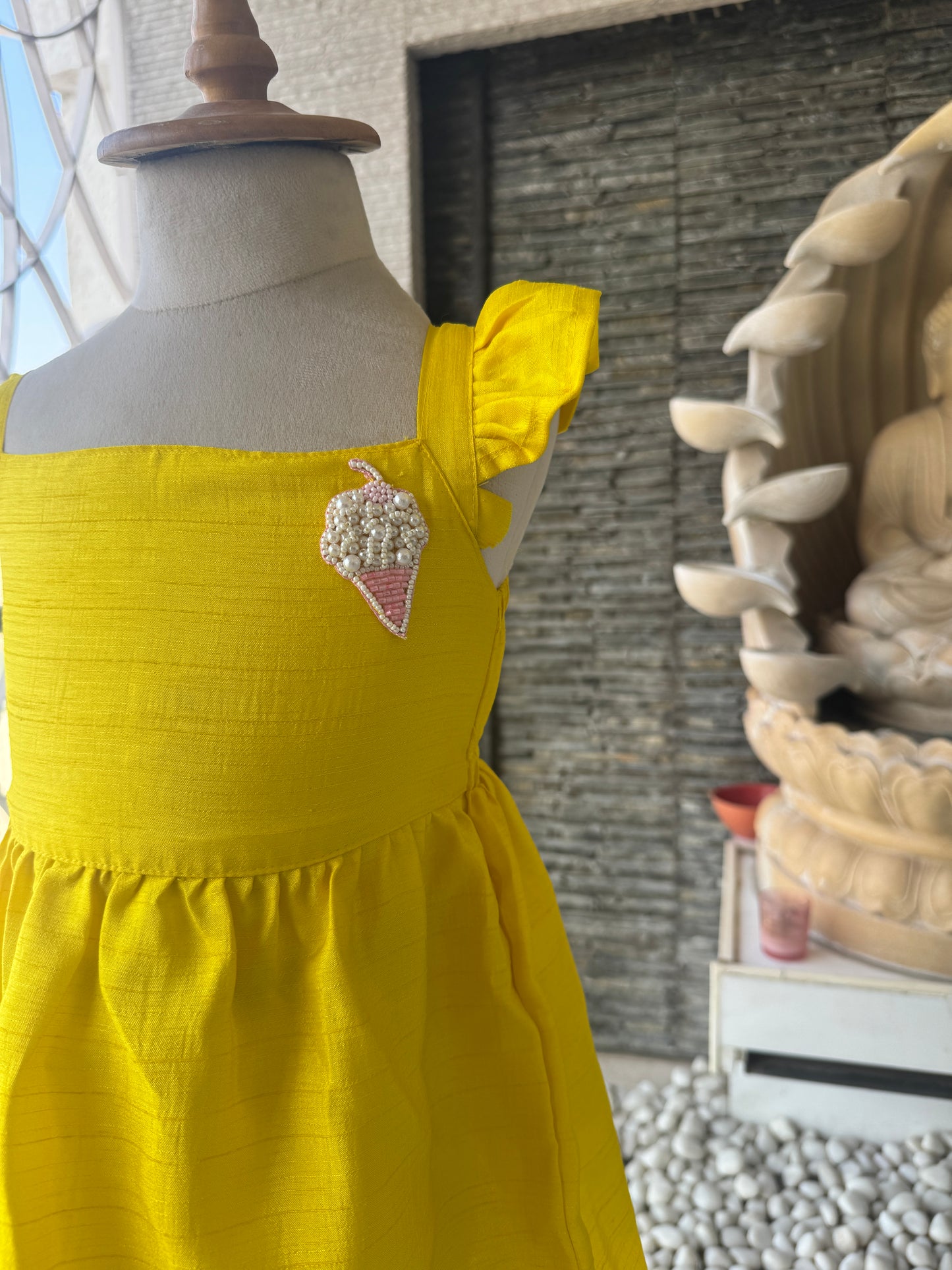 Ice Cream HandEmbroidered Dress